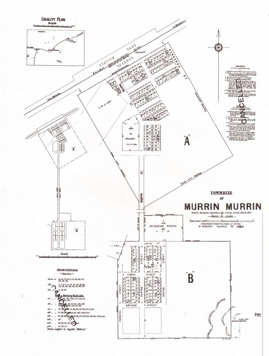 Murrin Murrin Map