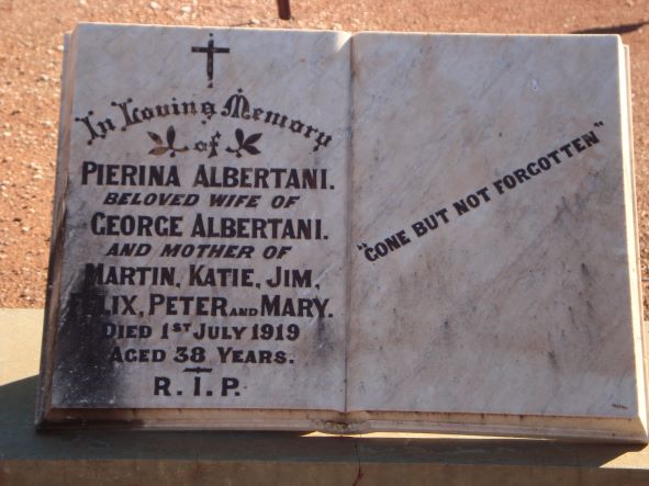 ALBERTANI Pierina headstone