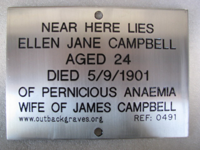 REF 0491 ELLEN JANE CAMPBELL - MALCOLM LAKE RAESIDE