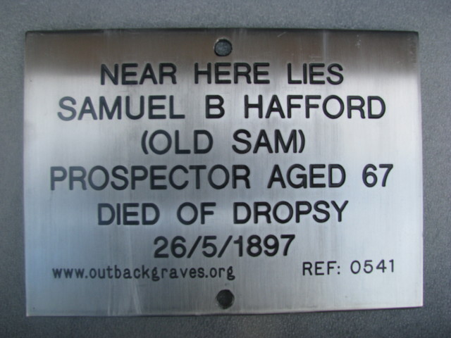 REF 0541 SAMUEL B HAFFORD - BAMBOO CREEK