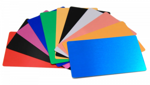 Anodised Aluminium is available in a wide range of colours and thicknesses.