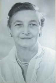 This is a photograph of Elena Frieda BOERIO, the sole survivor of 6 children
