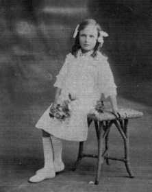 This is a photograph of Ada May KING. daughter of Adam KING