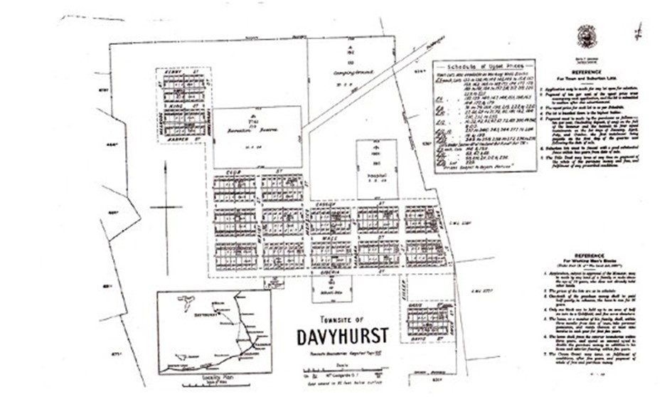 Davyhurst Map
