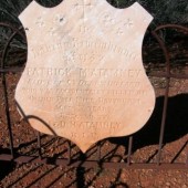 This is a photograph of the headstone on Patrick McATAMNEY's grave