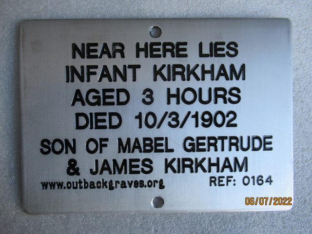 REF 0164 INFANT KIRKHAM - SIBERIA
