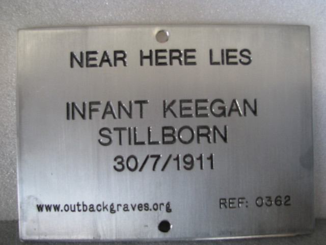 This is a photograph of plaque number 361 for INFANT KEEGAN at MALCOLM KOOKYNIE