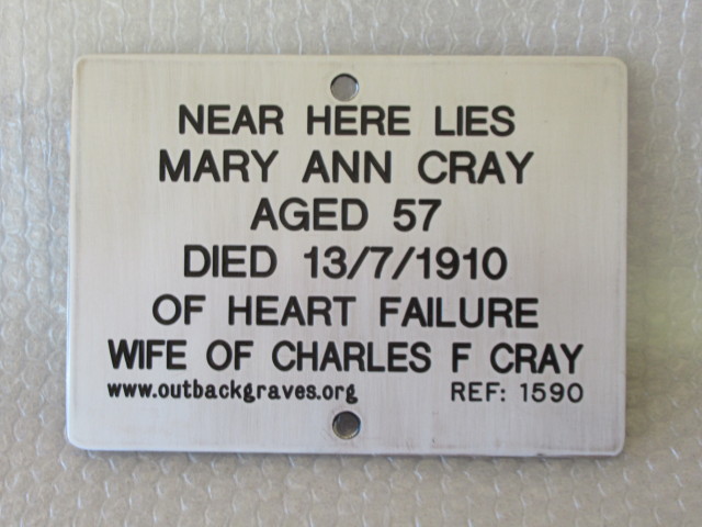 REF 1590 MARY ANN CRAY MULLINE