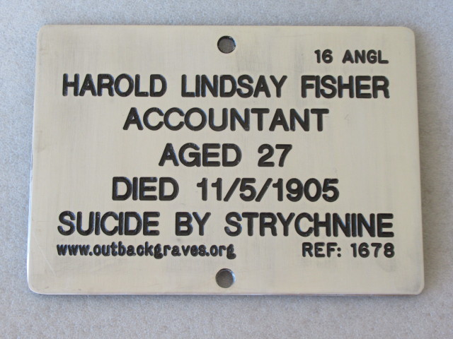 REF 1678 HAROLD LINDSAY FISHER KOOKYNIE
