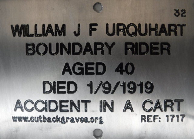 This is a photograph of plaque number 1717 for WILLIAM J F URQUHART atYOUANMI
