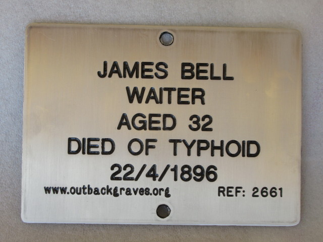 This is a photograph of plaque number 2661 for JAMES BELL atMENZIES