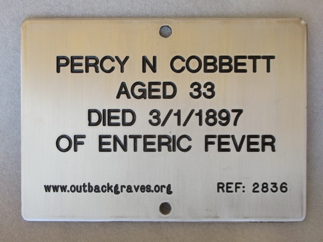 This is a photograph of plaque number 2836 for PERCY N COBBETT at MENZIES