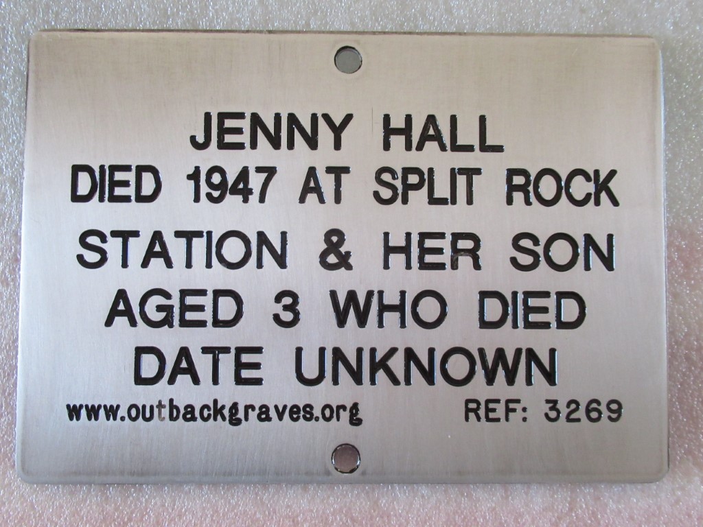 This is photo of REF 3269 JENNY HALL & HER SON AGED 3 SPLIT ROCK STN