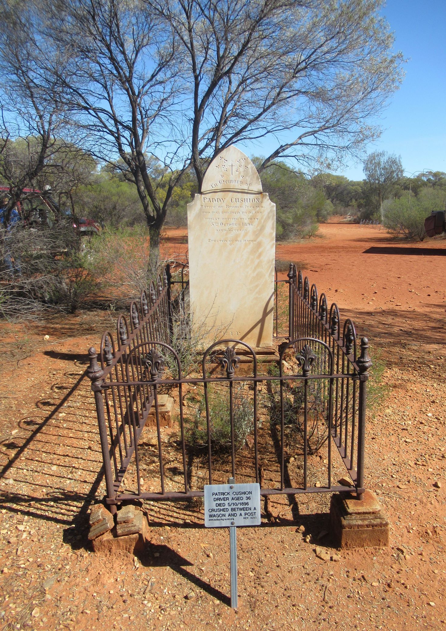 This is a photo of  Ref 1693 Paddy Cushion Goongarrie Cemetery