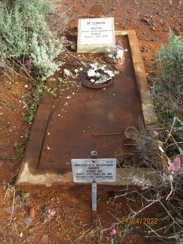 This is a photo of Walter Errol Kingsley McLennan at Youanmi Cemetery