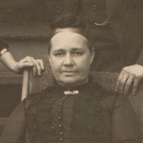 This is a photograph of Mary Ellen WILSON (nee SHERIDAN) wife of the deceased