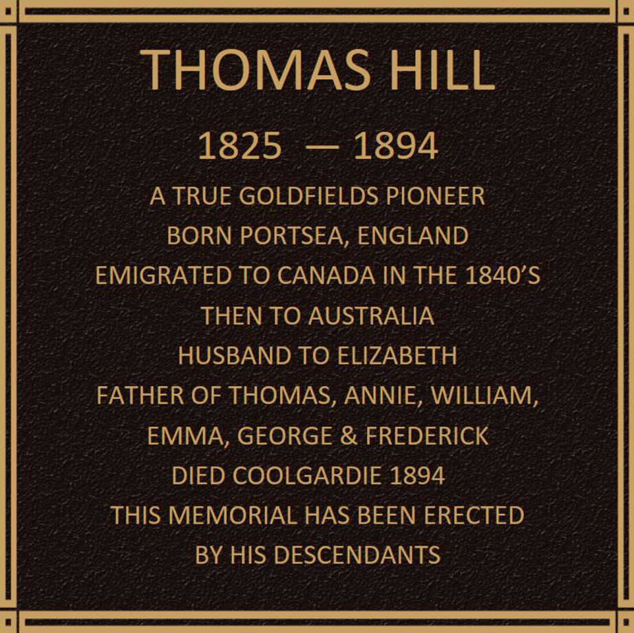 HILL Thomas
