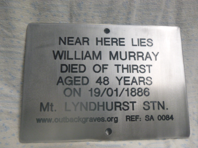 REF SA0084 William MURRAY Mt