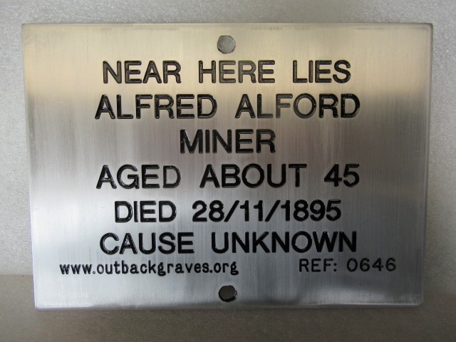 REF 0646 ALFRED ALFORD - LAKE DARLOT